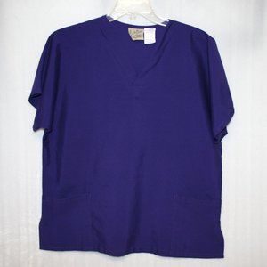 EUC Lydia's Pro Series Purple Scrub Top